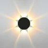 Pakabinamas šviestuvas 8W LED sieninis fasado šviestuvas MACBA, juodas, 4000K