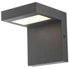 8W LED sieninis lauko šviestuvas EMBO, tamsiai pilkas, 3000K, IP54