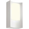 8W LED sieninis lauko šviestuvas WARP, baltas, 3000K, IP44
