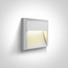 8W LED sieninis šviestuvas, baltas, 3000K, 67430A/W/W