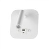 V-tac 8W LED sieninis šviestuvas, baltas, 3000K, su USB/PD jungtimi, CREE LED chip