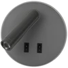 8W LED sieninis šviestuvas FURLA, pilkos sp., 3000K