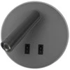 8W LED sieninis šviestuvas FURLA, pilkos sp., 3000K