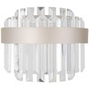 8W LED sieninis šviestuvas HORNA, šampano sp./skaidrus, 3000K