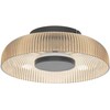 8W LED sieninis šviestuvas PASSO, juodos/geltonos sp., 3000K