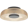 8W LED sieninis šviestuvas PASSO, juodos/geltonos sp., 3000K