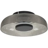 8W LED sieninis šviestuvas PASSO, pilkos/juodos sp., 3000K