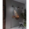8W LED sieninis šviestuvas PRAXI, juodas, 3000K, dimeriuojamas, 01-3983