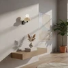 8W LED sieninis šviestuvas TORDI, smėlio/matinės baltos sp., 3000K