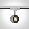 8W LED šviestuvas į bėgelius, baltas, 3000K, 65644T/W/W