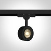 8W LED šviestuvas į bėgelius, juodas, 3000K, 65644T/B/W