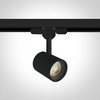 8W LED šviestuvas į bėgelius, juodas, 3000K, 65646T/B/W