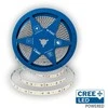 8W/m LED juosta, 120LED/m, 24V, 4000K, IP20, CREE LED chip, 10 metrų ritė