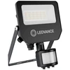 9-18W LED prožektorius COMPACT, juodas, 3000/4000/6500K, su judesio davikliu