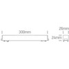 90W LED maitinimo šaltinis, skirtas magnetinei sistemai FLAT, 48V, IP20, 43006FA/B