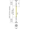 90W LED šviestuvas - juosta, skirtas sistemai FREEDOM 360, baltas, 4000K, IP65, 10m ilgis, 01-4287