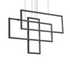 Ideal Lux Pakabinamas šviestuvas Frame Sp Rettangolo Nero