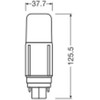 Ledvance 9,5W LED lemputė DULUX, G24d, baltos matinės sp., 4000K