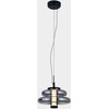 9,5W LED pakabinamas šviestuvas SIRA, pilkos/dūmų sp., 2700K, C4013090FU