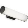 Sieninis šviestuvas Ideal Lux 9,5W LED sieninis fasado šviestuvas ETERE, juodas, 3000K, IP44, 322193