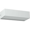 Sieninis šviestuvas 9,5W LED sieninis lauko šviestuvas LAMPRIS, baltas, 3000K, IP65, 90372