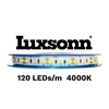 9,6W/m LED juosta LUXSONN, BRIDGELUX diodai, 24V, 120 LED/m, 4000K, 30m ritė