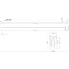 9,6W/m MEDIUM LED NEON juosta, 3000K, 24V DC, SPEC