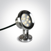 9W LED baseino šviestuvas, nerūdijančio plieno sp., 3000K, IP68, 69064C/W