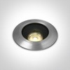 9W LED įleidžiamas į žemę šviestuvas, aliuminio sp., 3000K, 69056C/W