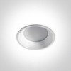 9W LED įleidžiamas šviestuvas, baltas, 4000K, 10109FD/W/C
