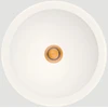 9W LED įleidžiamas šviestuvas, matinės baltos sp., 3000K, IP54, S350