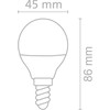 9W LED lemputė, E14, 3000K, ACB62431