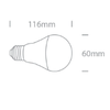9W LED lemputė TUYA/SMART LIFE, E27, 2700-6500K/RGB, dimeriuojama, 9G09T
