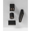 9W LED lubinis šviestuvas INVISIBLE, juodas, 3000K, dimeriuojamas, P3980201NDP