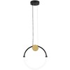 9W LED pakabinamas šviestuvas BRIANA, baltos/juodos/aukso sp., 3000K, 4314700