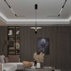 V-tac 9W LED pakabinamas šviestuvas, juodos/aukso sp., 3000K