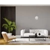 Lubinis šviestuvas Italux 9W LED pakabinamas šviestuvas RASTIA, aukso/baltos sp., 3000K
