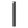 9W LED pastatomas lauko šviestuvas BOLLARD 180, juodas, 3000K, 120°x50°, IP66