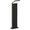 8,5W LED pastatomas lauko šviestuvas STYLE, juodas, 4000K, IP54, 322506