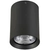 Lubinis šviestuvas 9W LED paviršinis fasado šviestuvas CERVIA 3K, juodas, 3000K