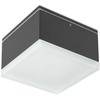 9W LED paviršinis lauko šviestuvas AKRON, tamsiai pilkas, 3000K, IP54, 90109
