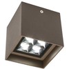 9W LED paviršinis lauko šviestuvas HUB, tamsiai rudas, 3000K, IP54, 90230