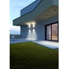 9W LED paviršinis lauko šviestuvas HUB, tamsiai rudas, 3000K, IP54, 90230