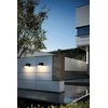 Sieninis šviestuvas Italux 9W LED sieninis fasado šviestuvas ISOLA 3K, juodas, 3000K