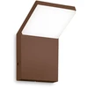 Sieninis šviestuvas Ideal Lux 8,5W LED sieninis fasado šviestuvas STYLE, kavos sp., 3000K, IP54, 322704