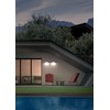 Sieninis šviestuvas 9W LED sieninis lauko šviestuvas CHALET, tamsiai rudas, 3000K, IP54, 90002