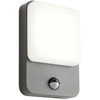 9W LED sieninis lauko šviestuvas COLIN, tamsiai pilkas, 4000K, IP54, su judesio davikliu, 90134
