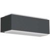 9W LED sieninis lauko šviestuvas DASH, tamsiai pilkas, 3000K, IP65, 90401