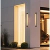 Sieninis šviestuvas Viokef 9W LED sieninis lauko šviestuvas TESSA, tamsiai pilkas, 3000K, IP54, 4317800