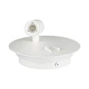 9W LED sieninis šviestuvas, baltas, 3000K